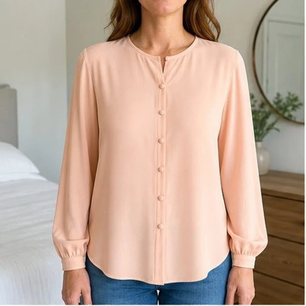 Lilac Lace Trim Top